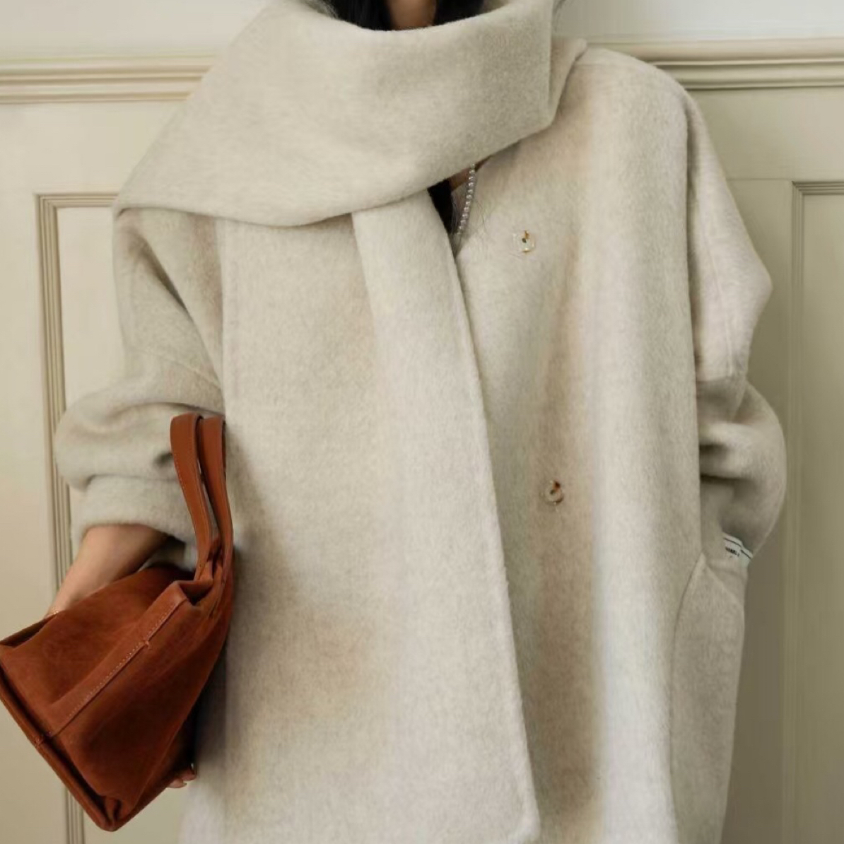 2025冬款宽松大码时尚外套