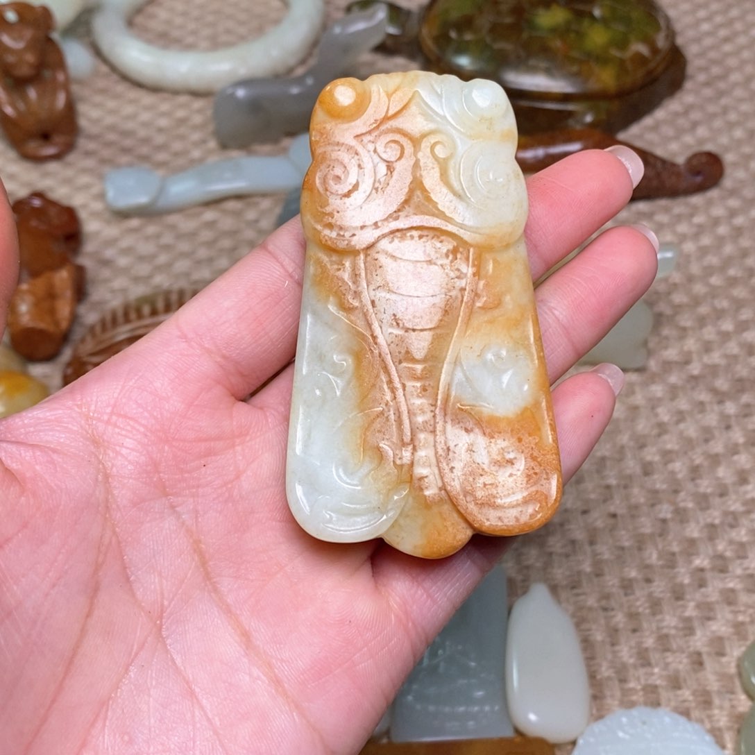 白玉菩提吊坠白玉菩提白玉菩提摆件