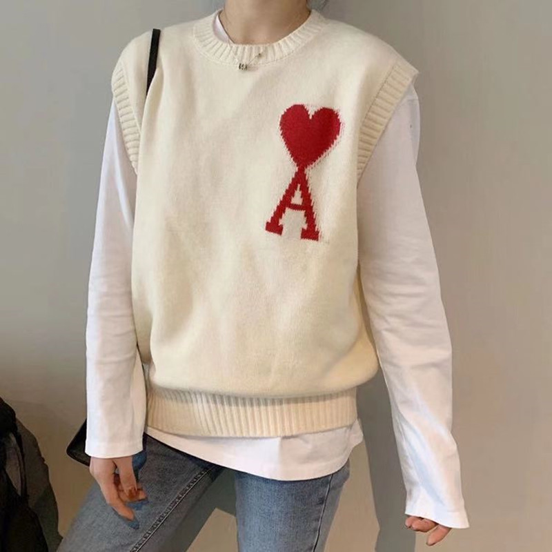 圆领春秋网红ins日系针织衫马夹复古薄款潮牌女装