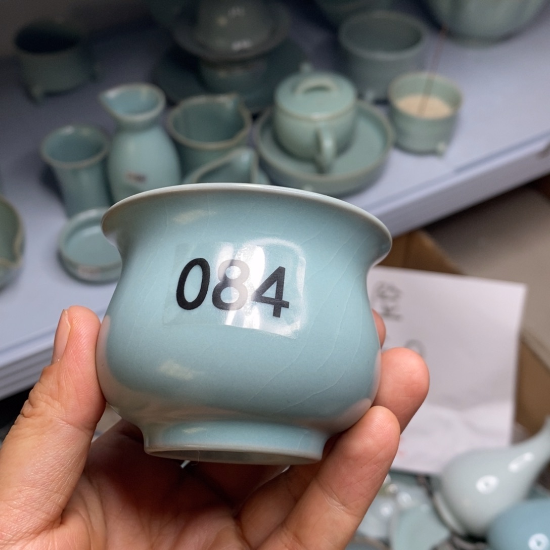 瓷片汝州原矿原釉084