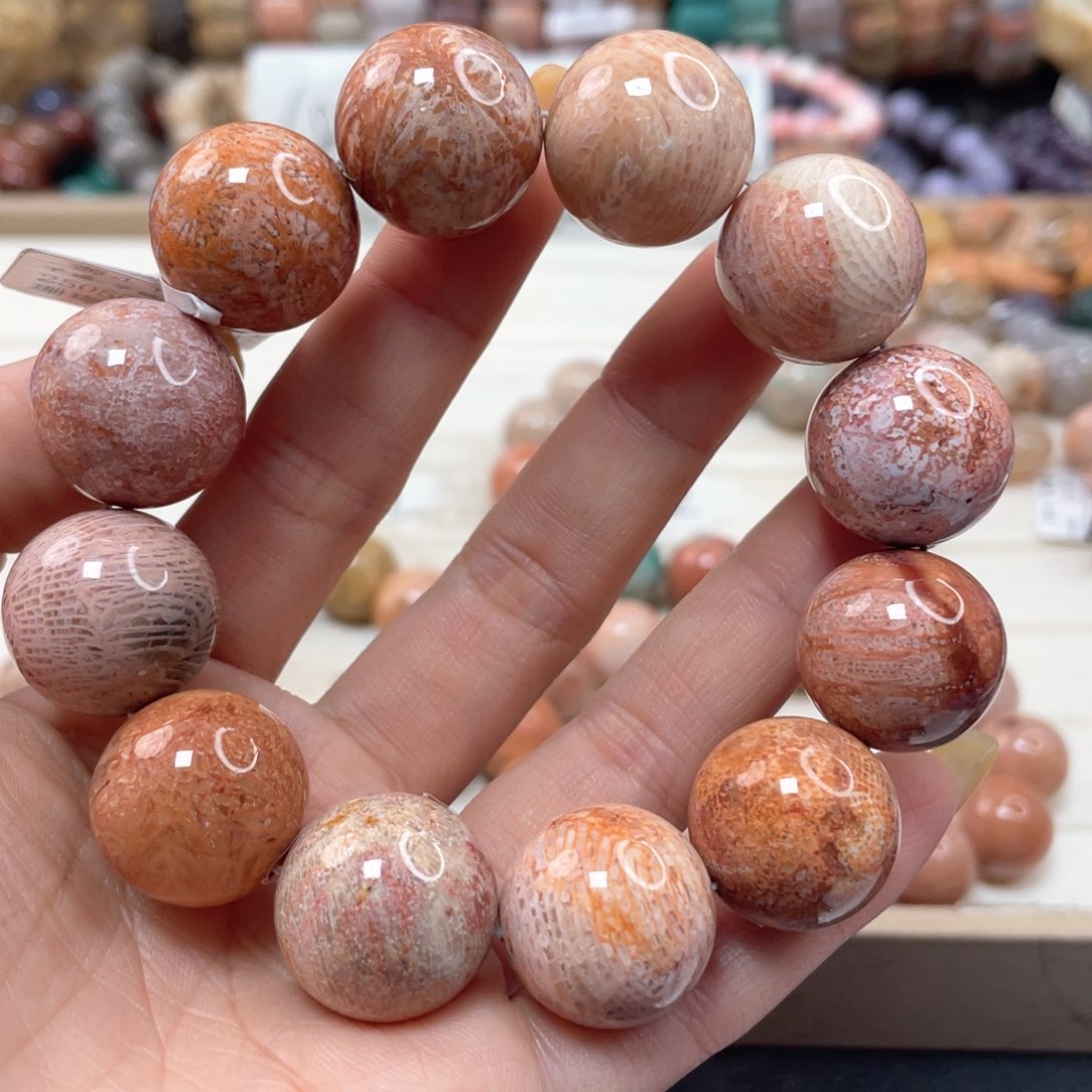 未镶嵌手链硅化玉急****七430