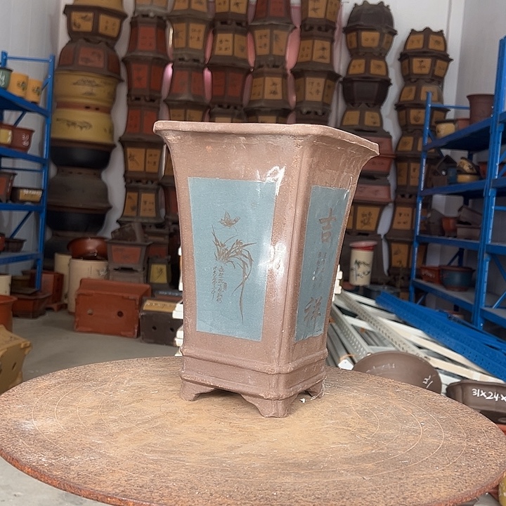 19绿四方花盆花盆花盆