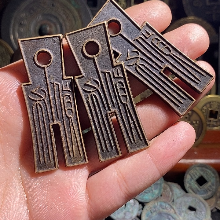 铜现代花钱工艺品工艺品