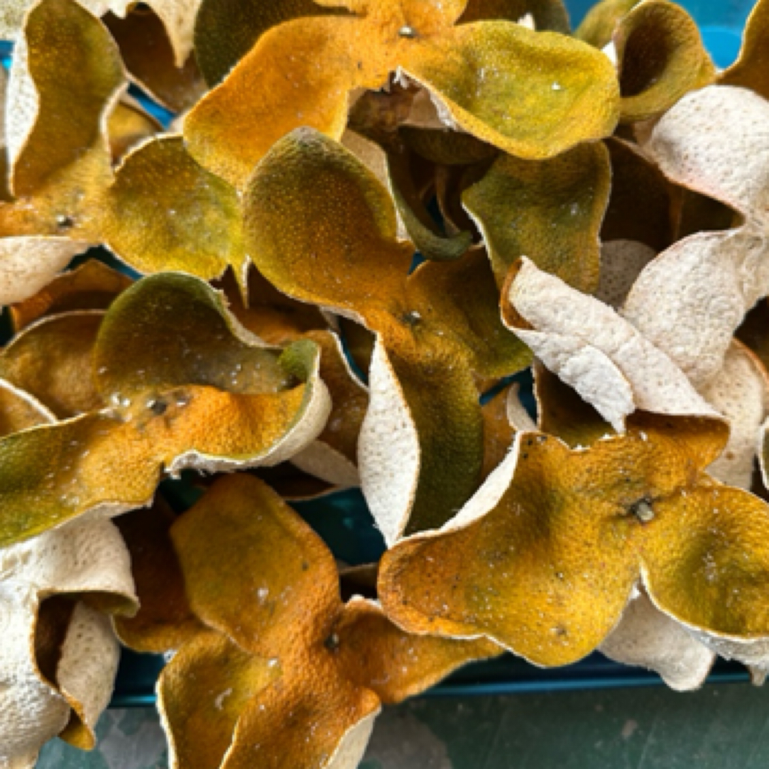 2025年正宗新会梅江圈枝12年老树大果二红皮生晒干仓陈皮泡茶收藏