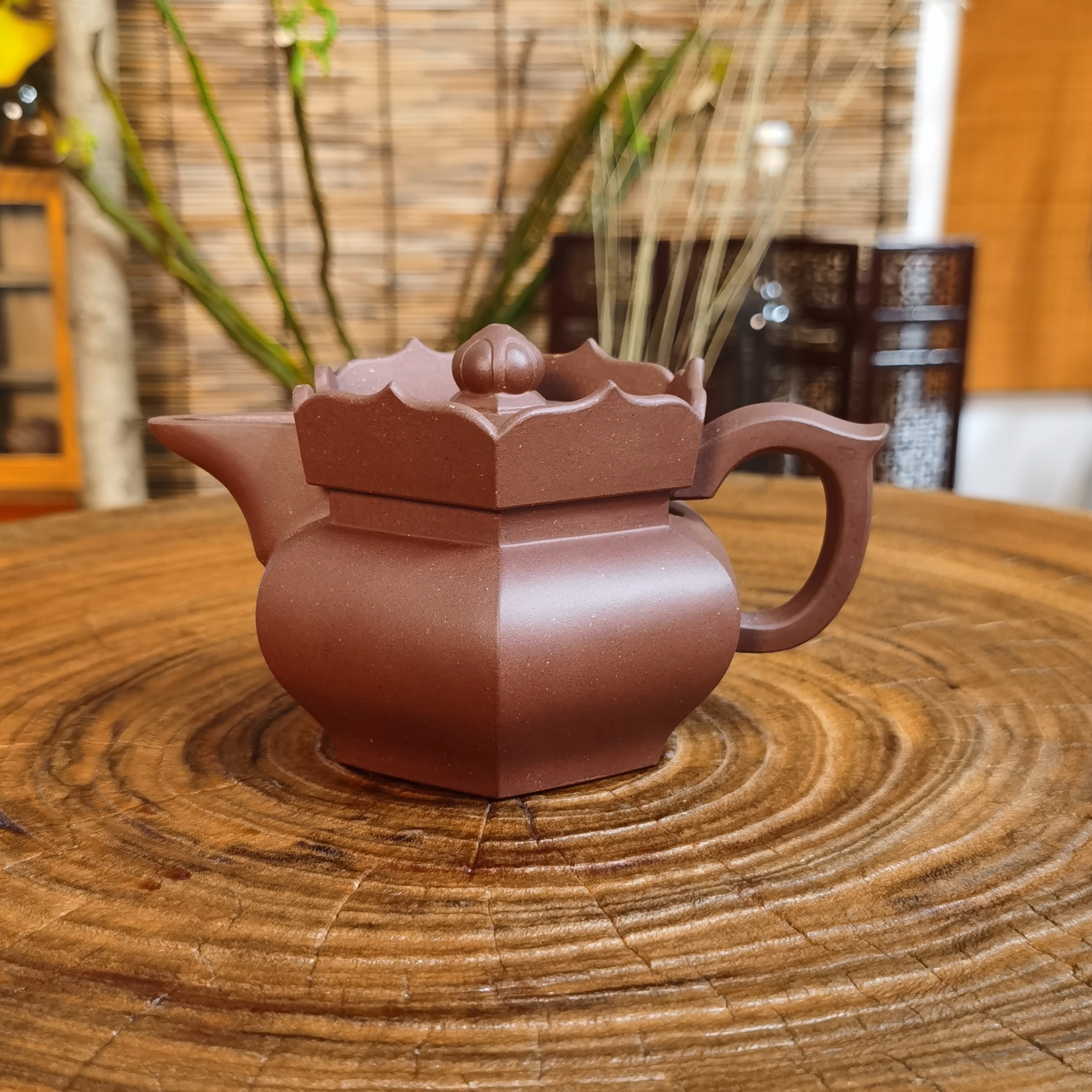 宜兴原矿紫砂壶僧帽200cc