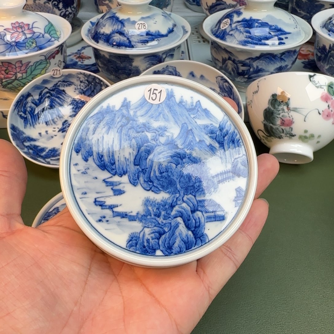 陶纯手工纯手绘茶具205
