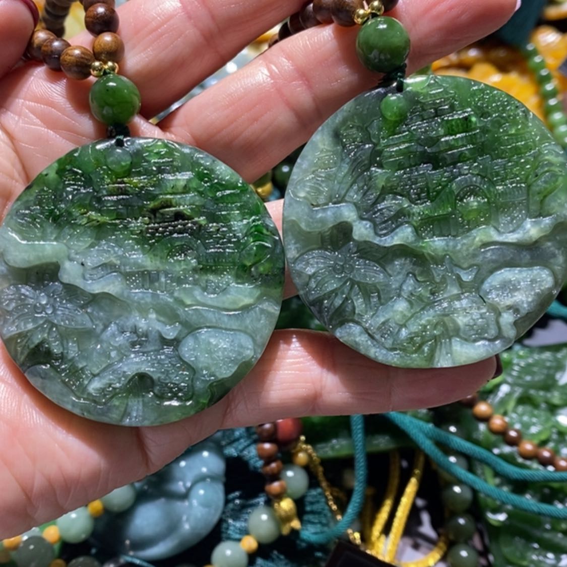 【闪购商品】岫玉毛衣链未镶嵌