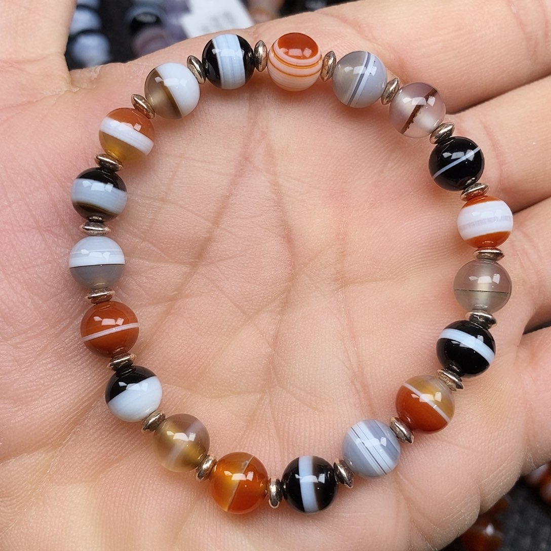 玛瑙/玉髓未镶嵌手链