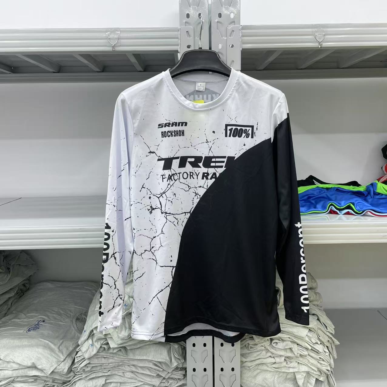 001-200速降服长袖户外速干透气山地自行车运动服赛车越野骑行服