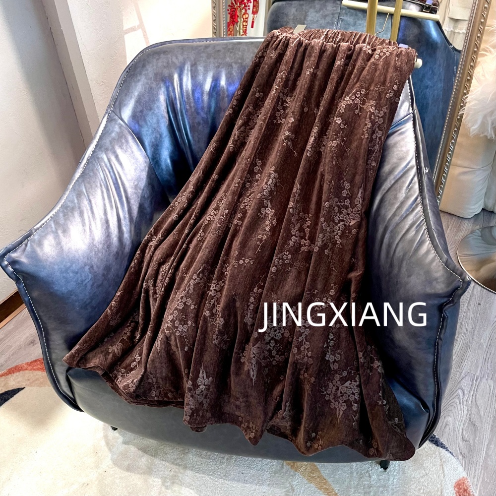 AOSER气质复古重工时尚百搭网红款松紧带半身裙裙子秋冬女装901