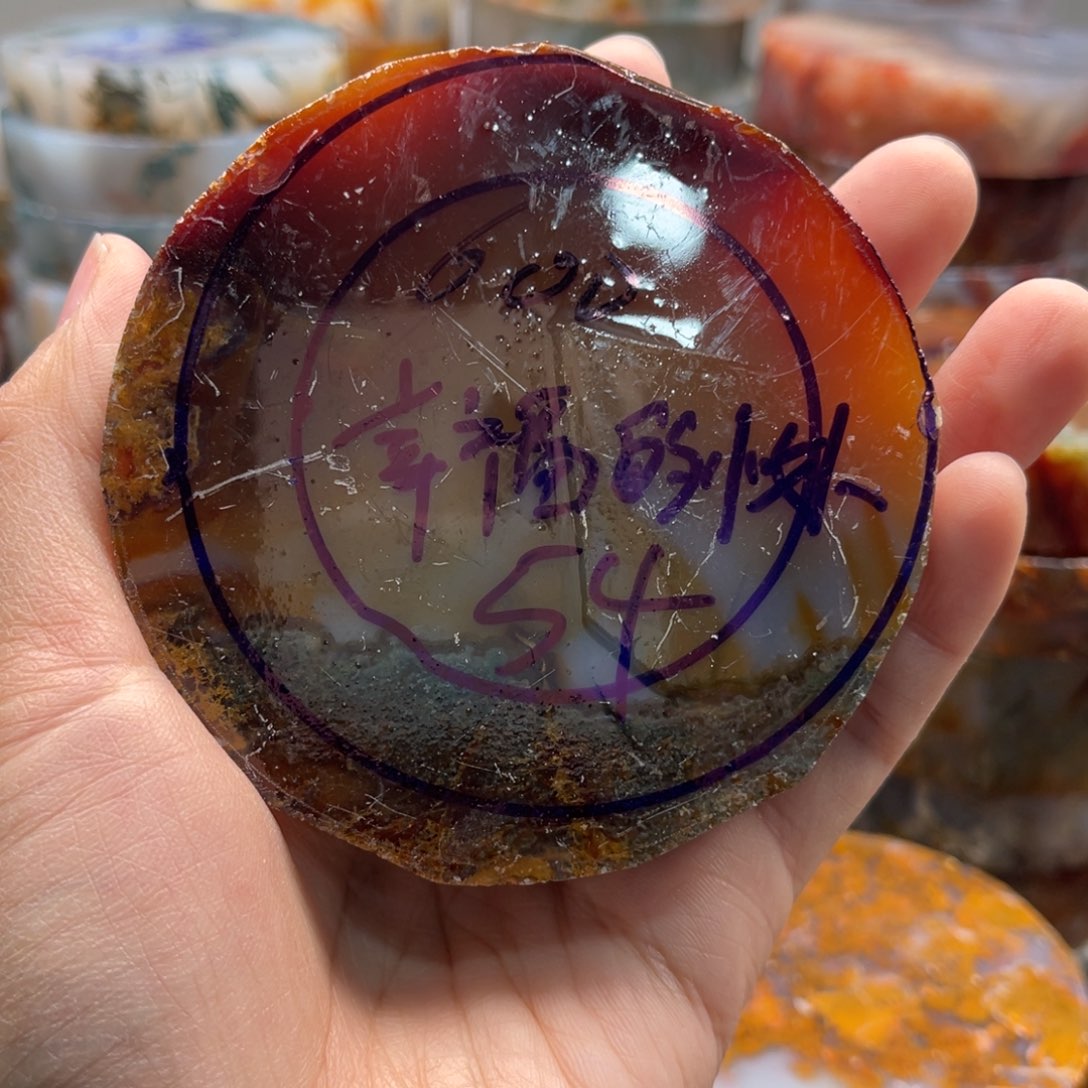 定制玛瑙幸****人水草玛瑙