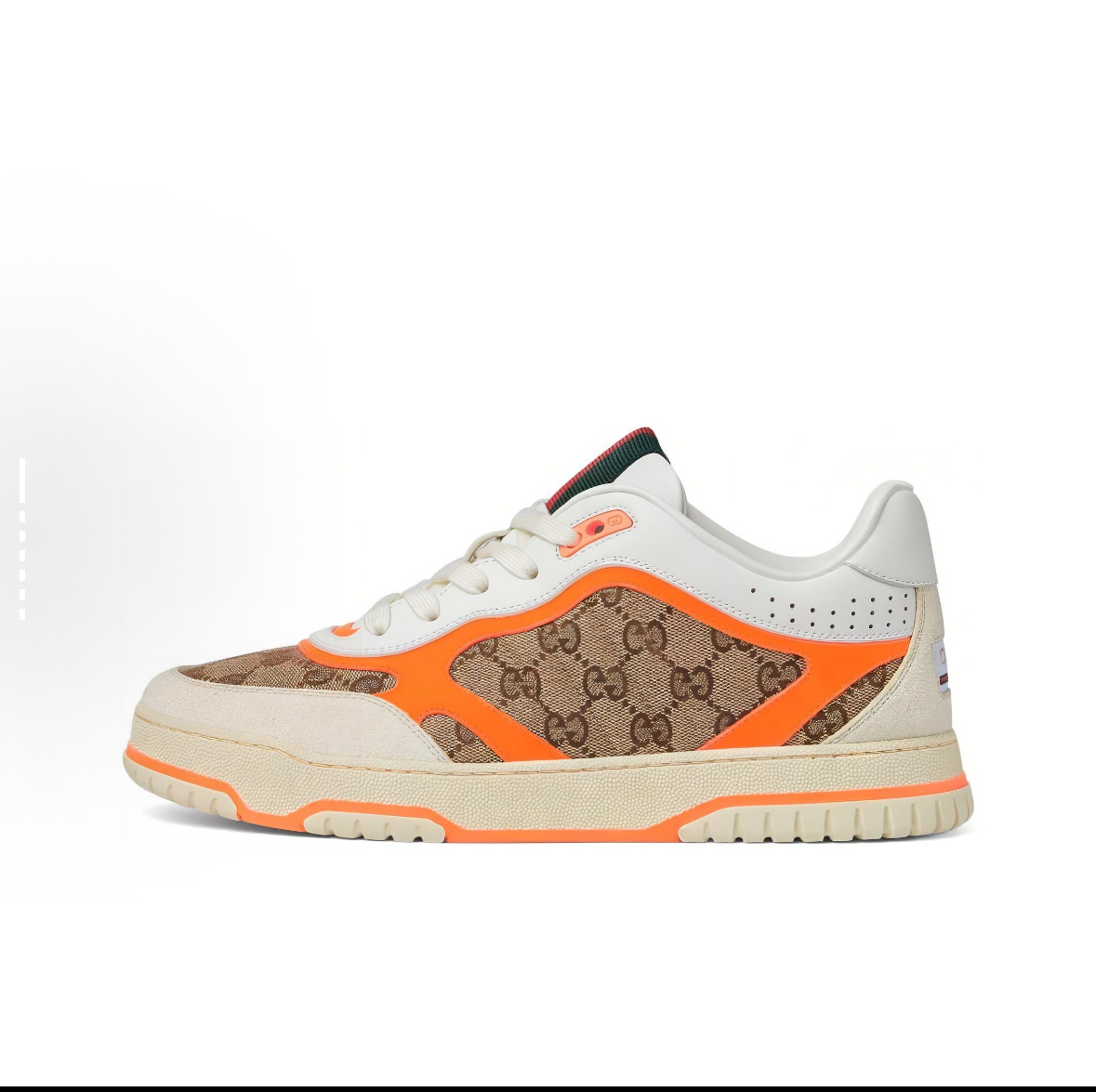 未使用 GUCCI/古驰 古驰 Reweb棕色老花板鞋