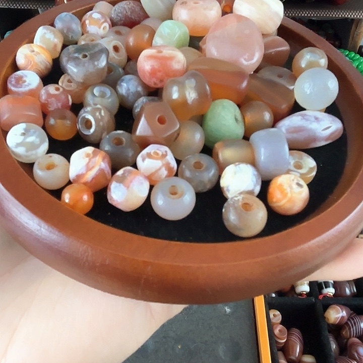 玛瑙/玉髓珠宝半成品未镶嵌简*ღ