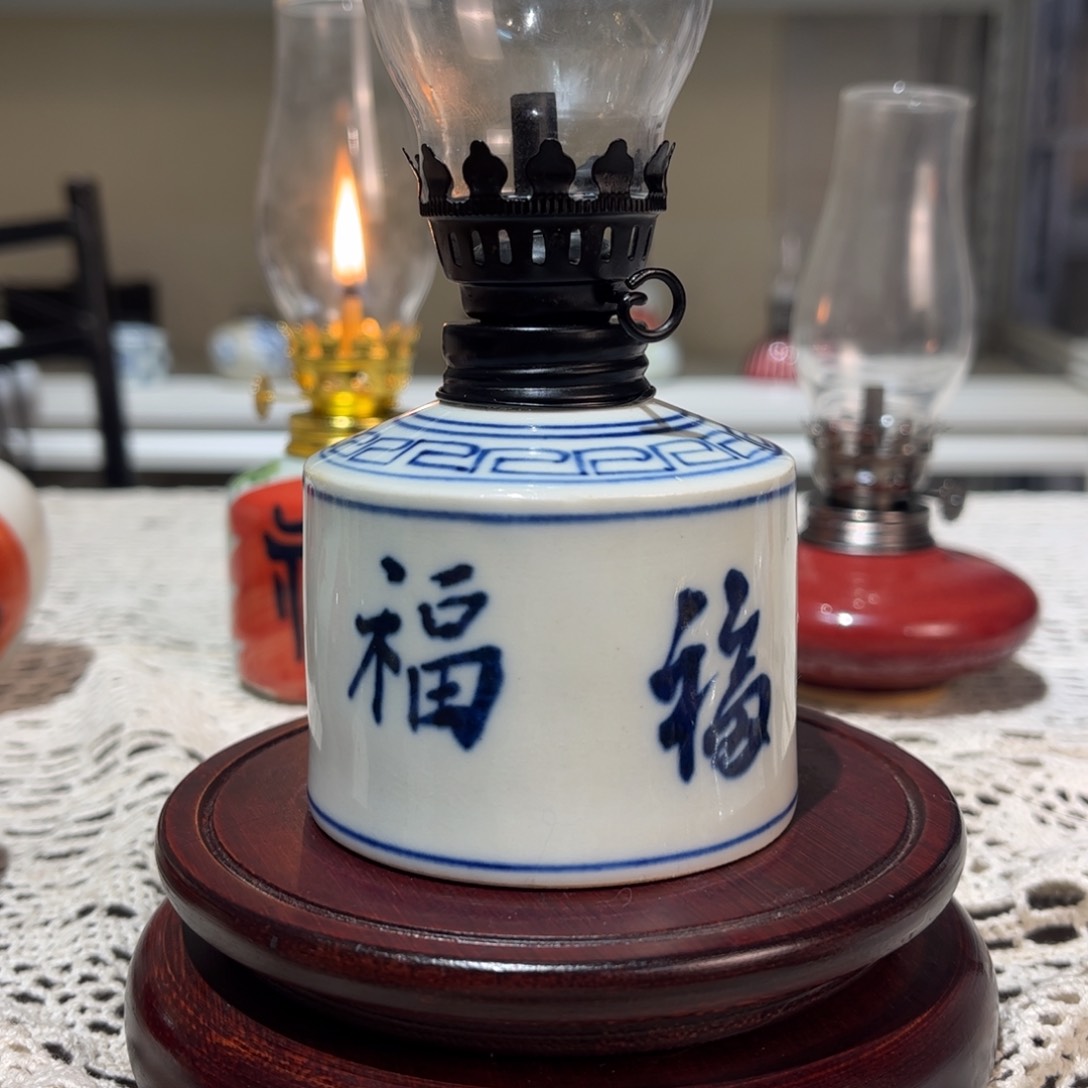 摆件景德镇陶瓷香薰灯