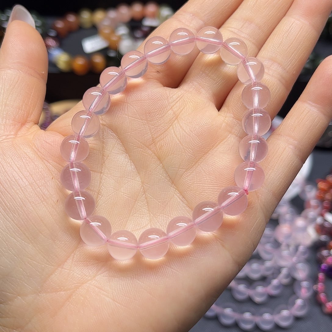 水晶手链未镶嵌天然水晶