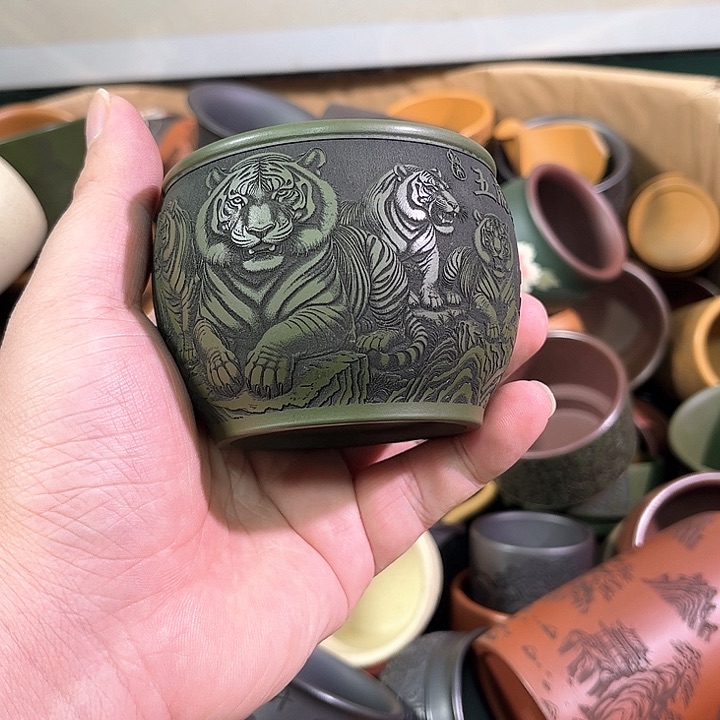 茶杯紫砂全手工紫砂主人杯