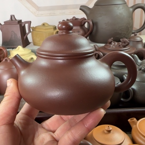 紫砂茶壶底槽清料230c c