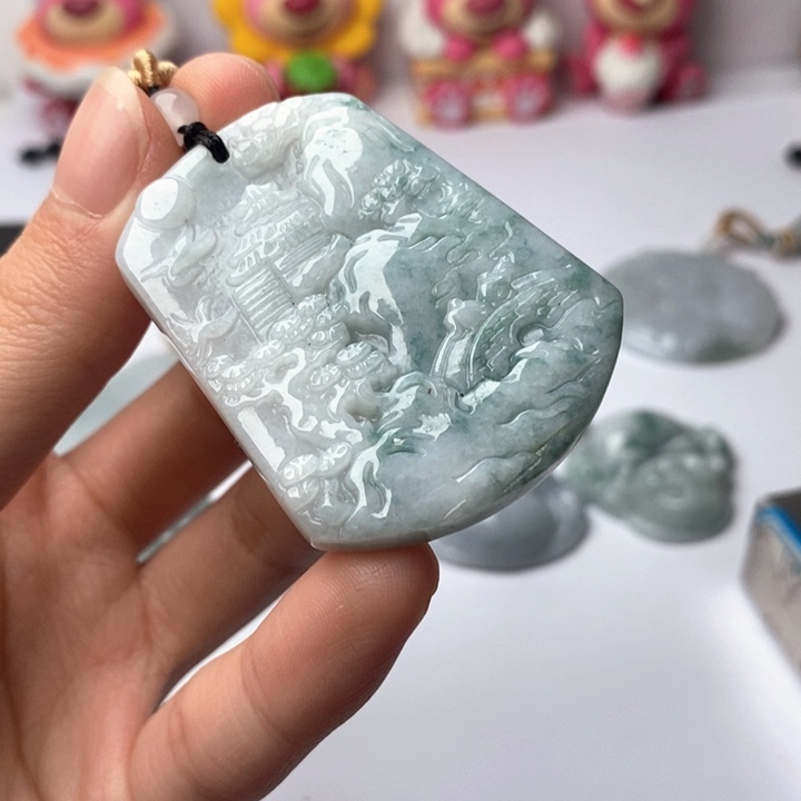 翡翠未镶嵌颈饰翡翠