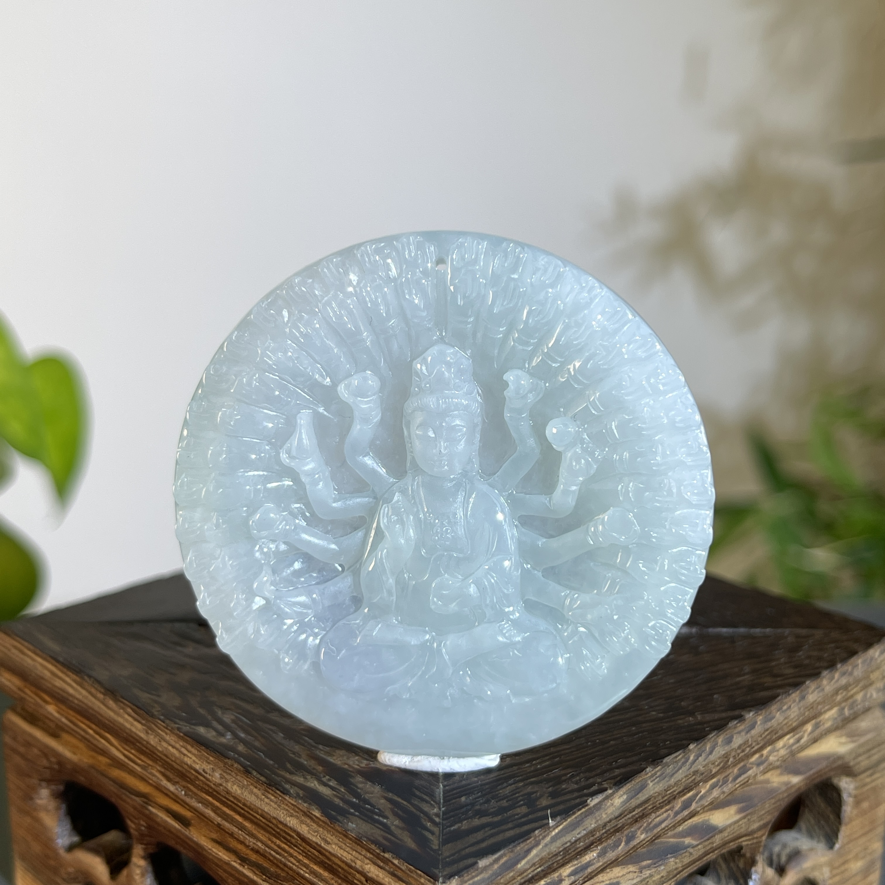 JTW14-87 天然缅甸A货翡翠 千手观音