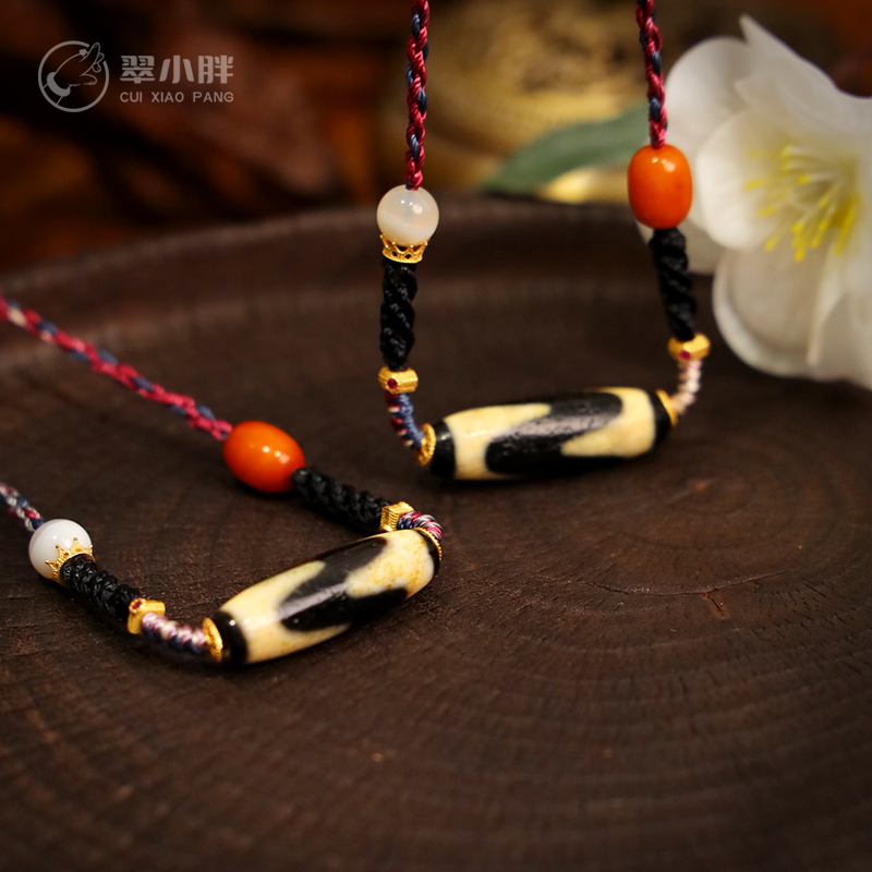 翠小胖二号店 虎牙diy玛瑙项链搭蜜蜡CTZA32 多样性发1