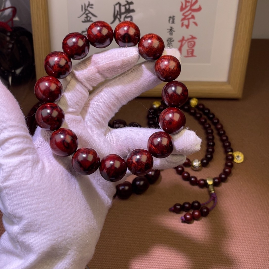 檀香紫檀（小叶紫檀）原生态1.5留疤花蚂蚁腿老料无胶无油