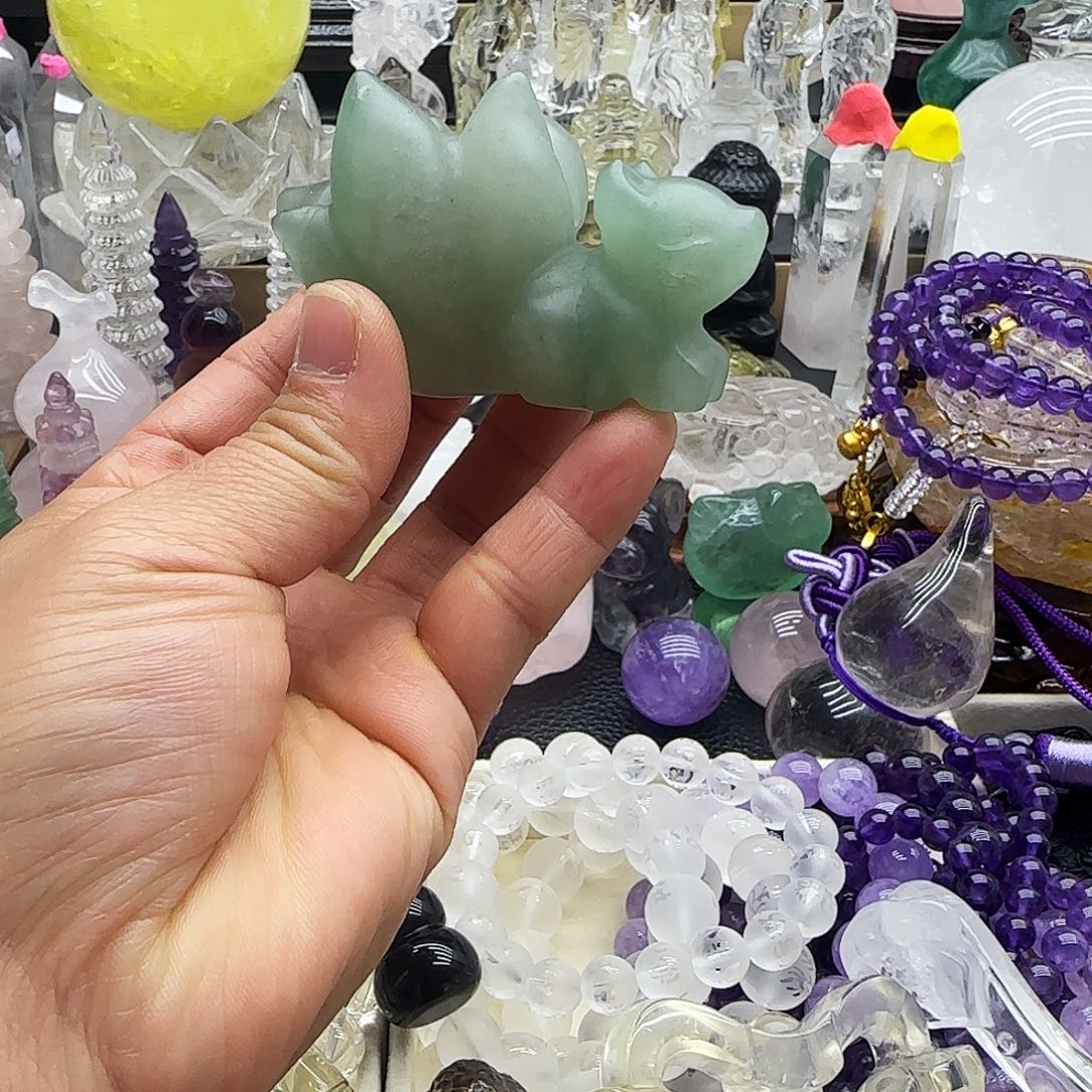 水晶未镶嵌车挂摆件