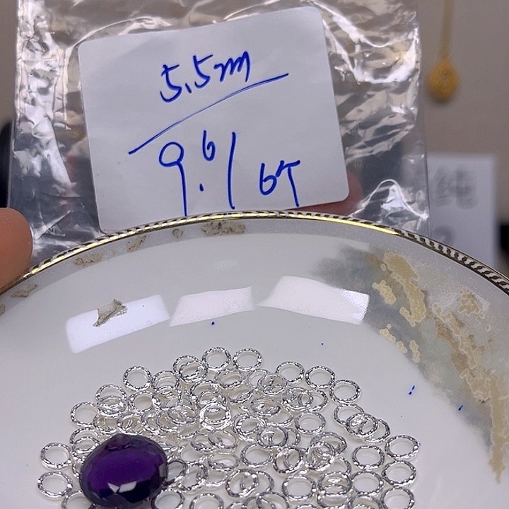 紫晶颈饰银S925镶嵌紫晶925镶嵌32