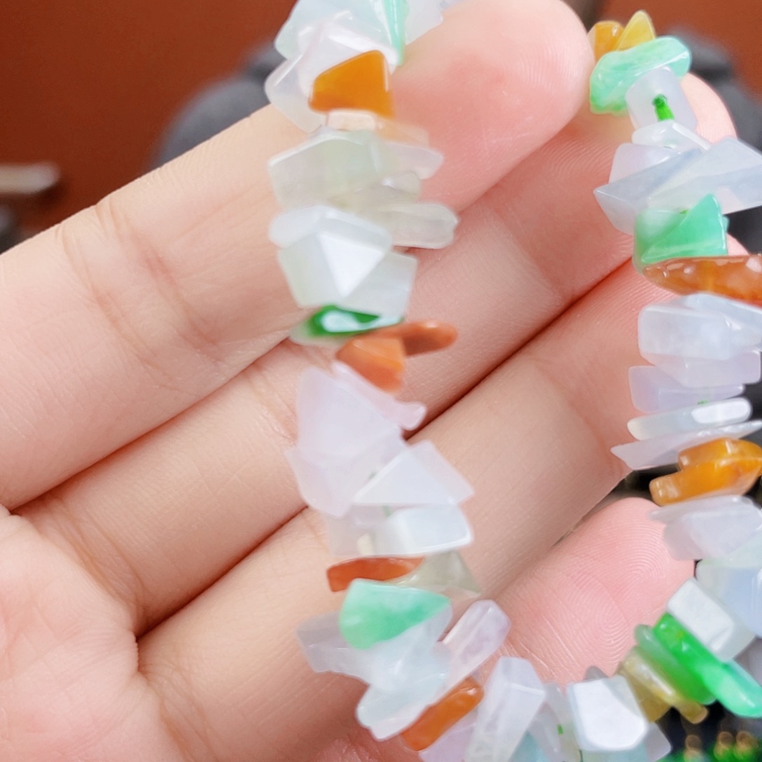 翡翠未镶嵌耳饰饰品