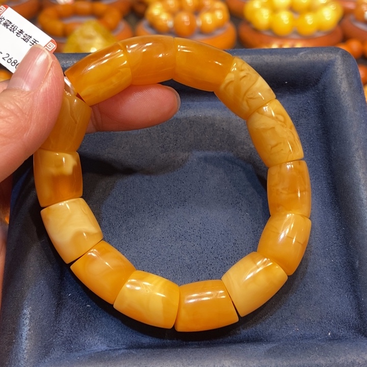 蜜蜡手链未镶嵌蜜蜡