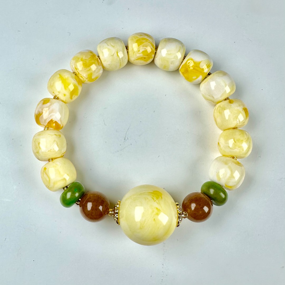 【静雯珠宝】Y002 白瓷辣轻奢精美手串 多样性发其一