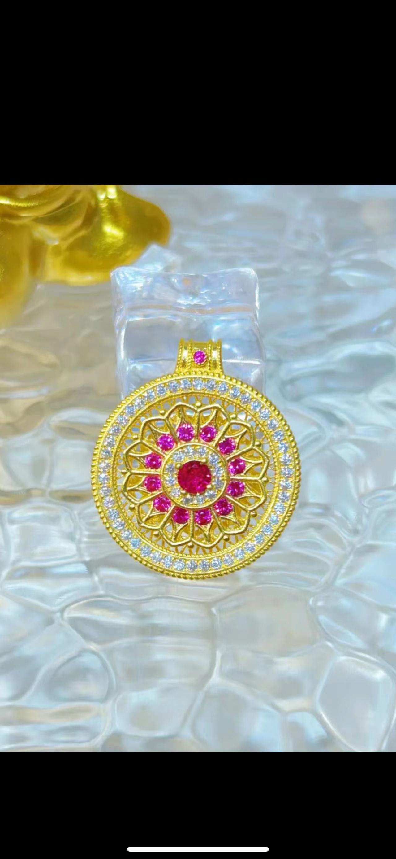 足金999吊坠   18.16克