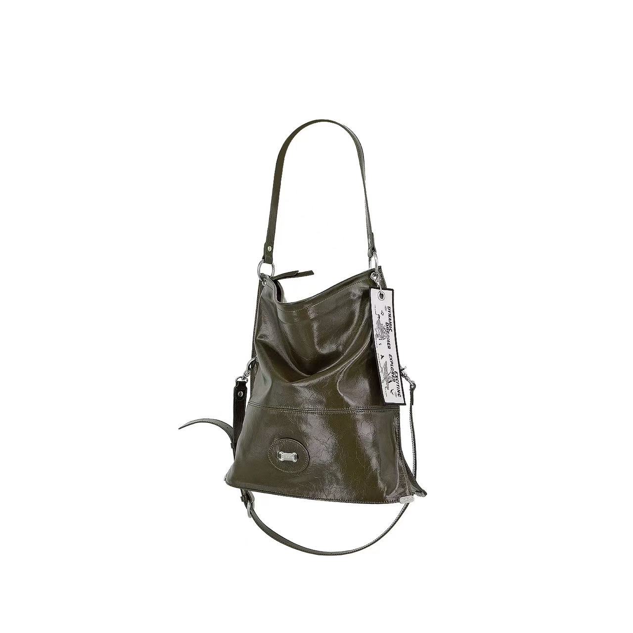 燕尾水桶包高级质感单肩包原创大容量斜挎包