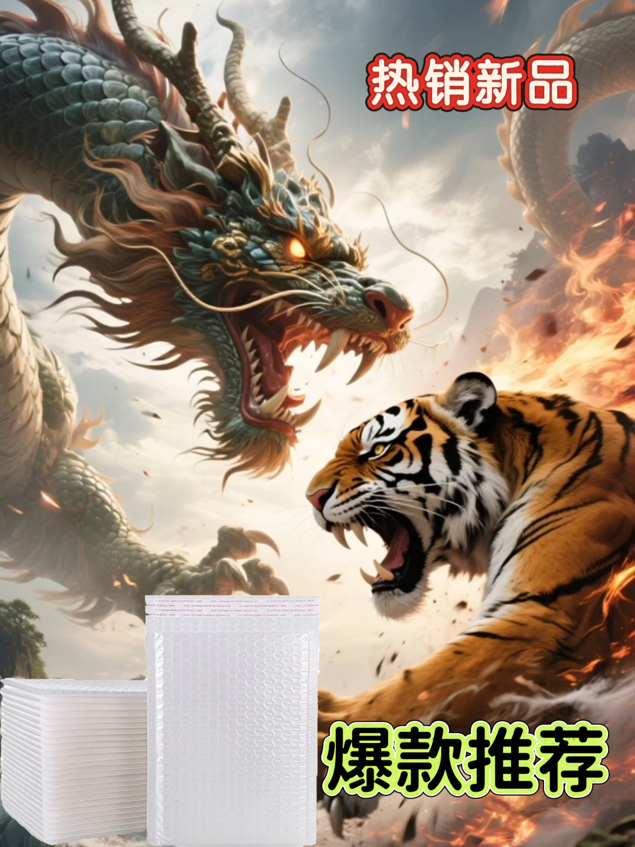 DD2坚持【新款换新】2025款防水防潮自封袋白色加大加厚自封袋-T2