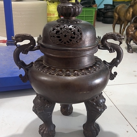 斑紫铜大熏炉111111111111111111