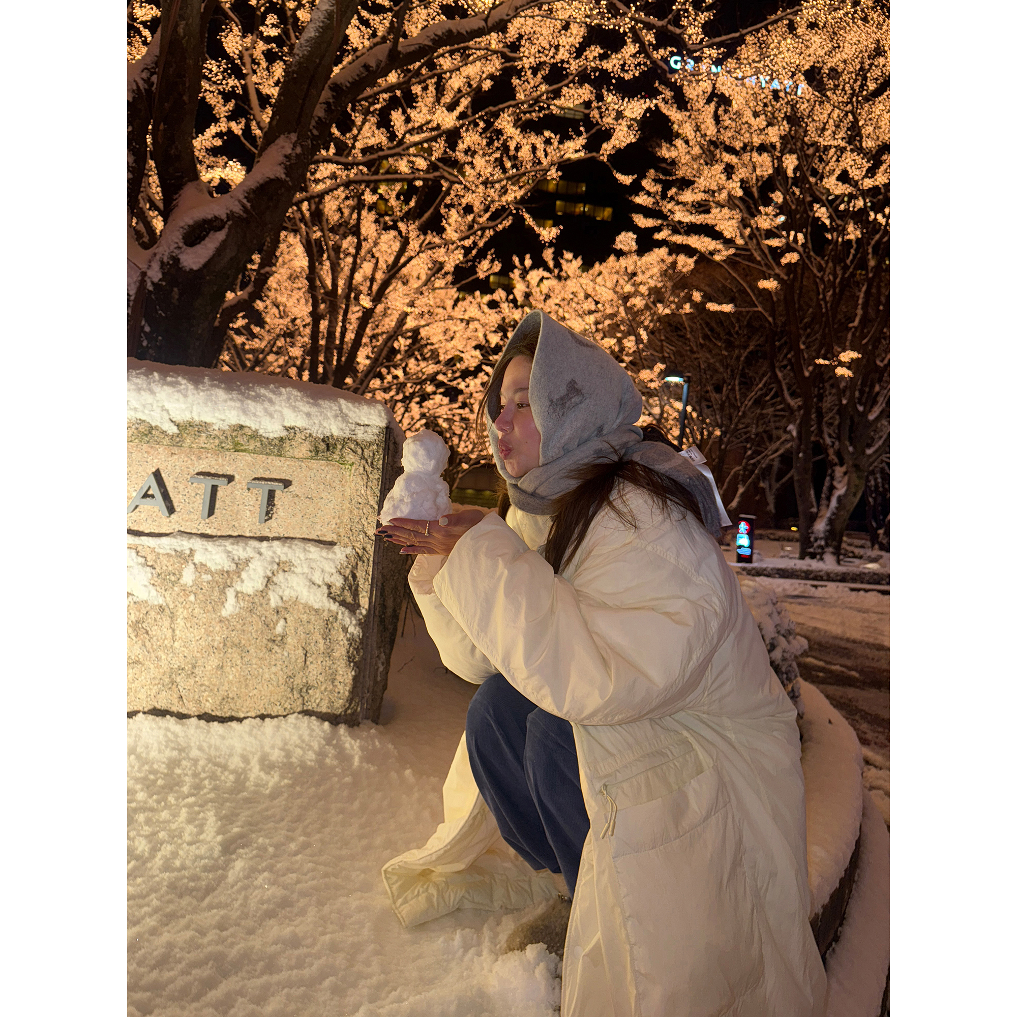 WXLSTUDIO 12/14 维尔纽斯  Oversize连帽直筒长款羽绒服