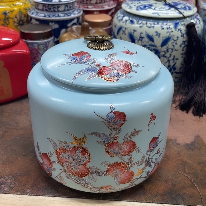 陶瓷罐茶叶罐密封罐储物罐