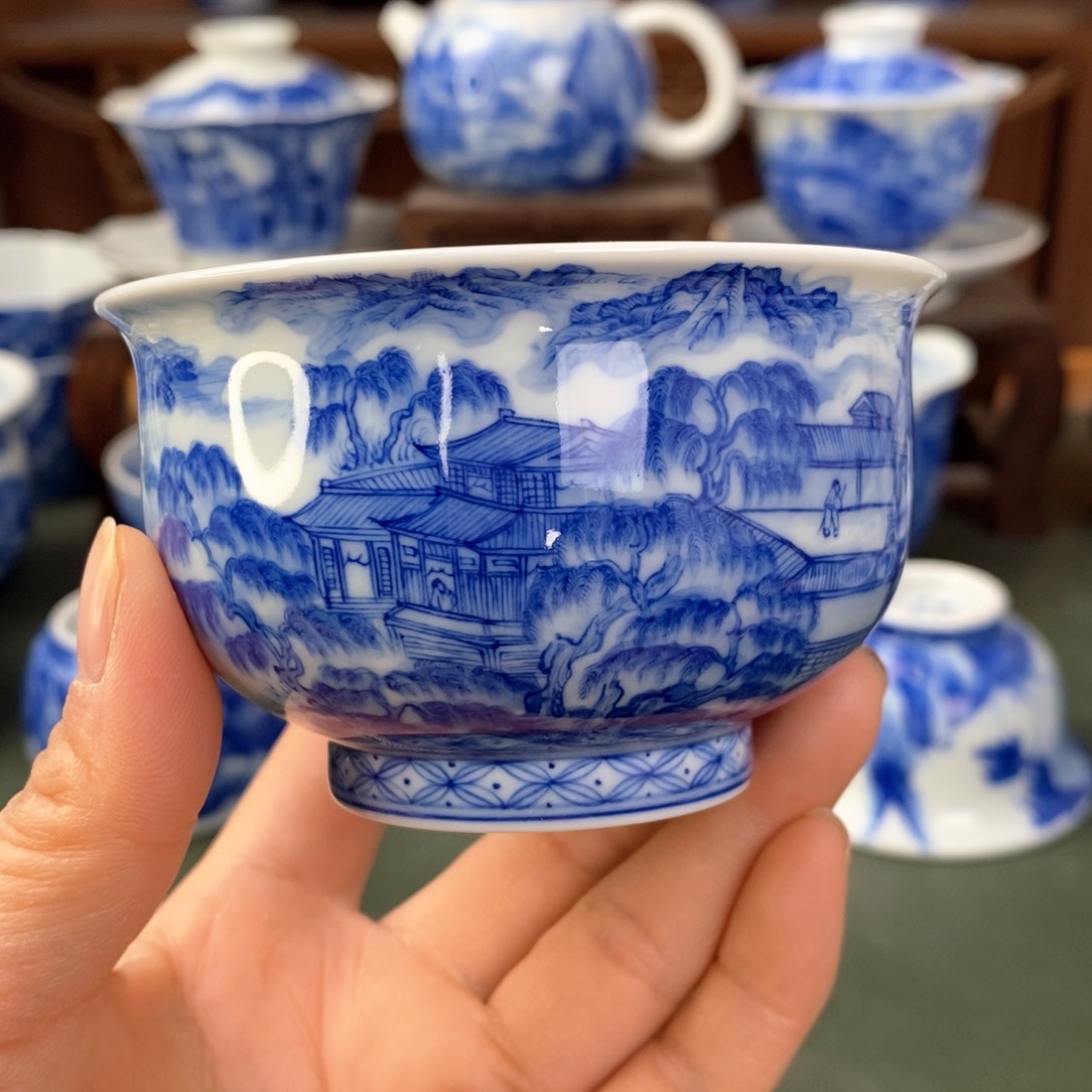 杯景德镇陶瓷手工手绘