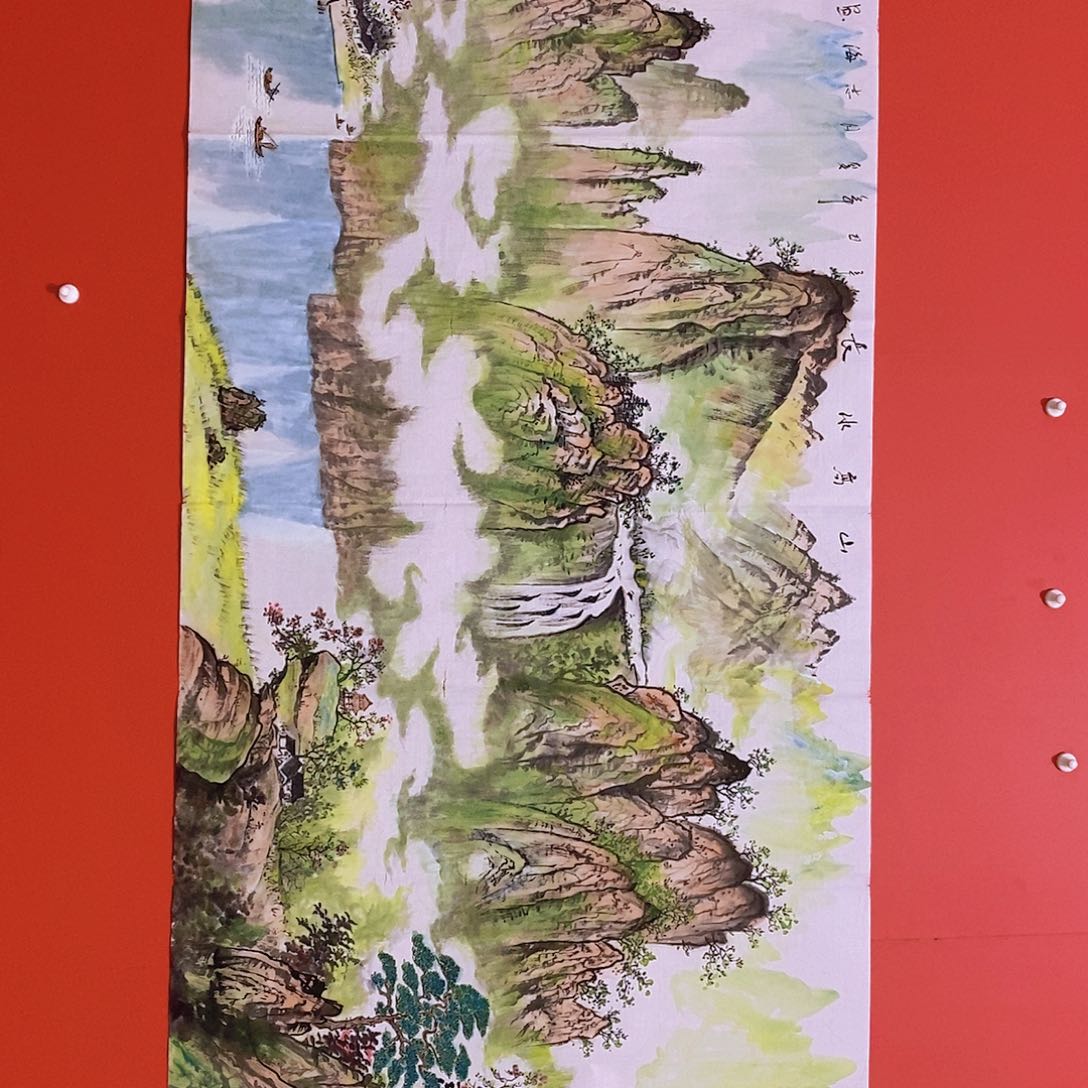 国画山水花鸟国画作品