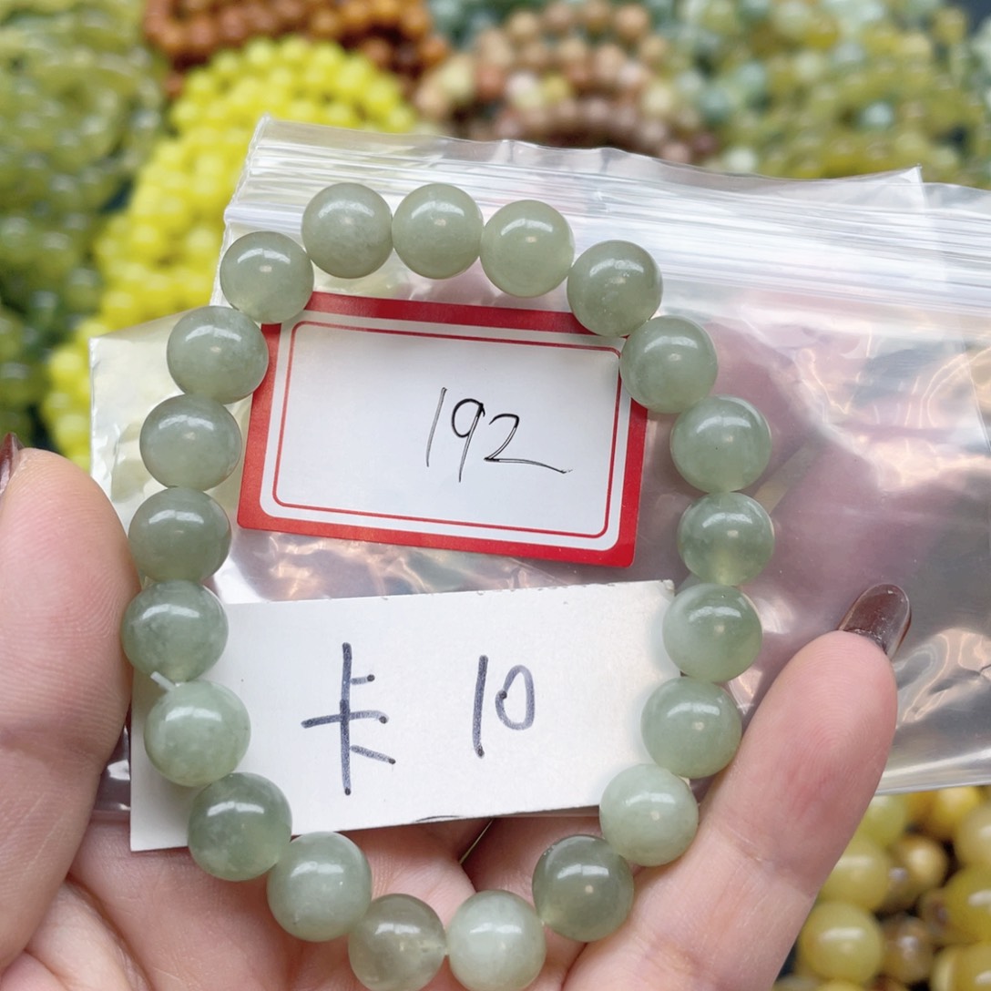 未镶嵌蛇纹石玉手串