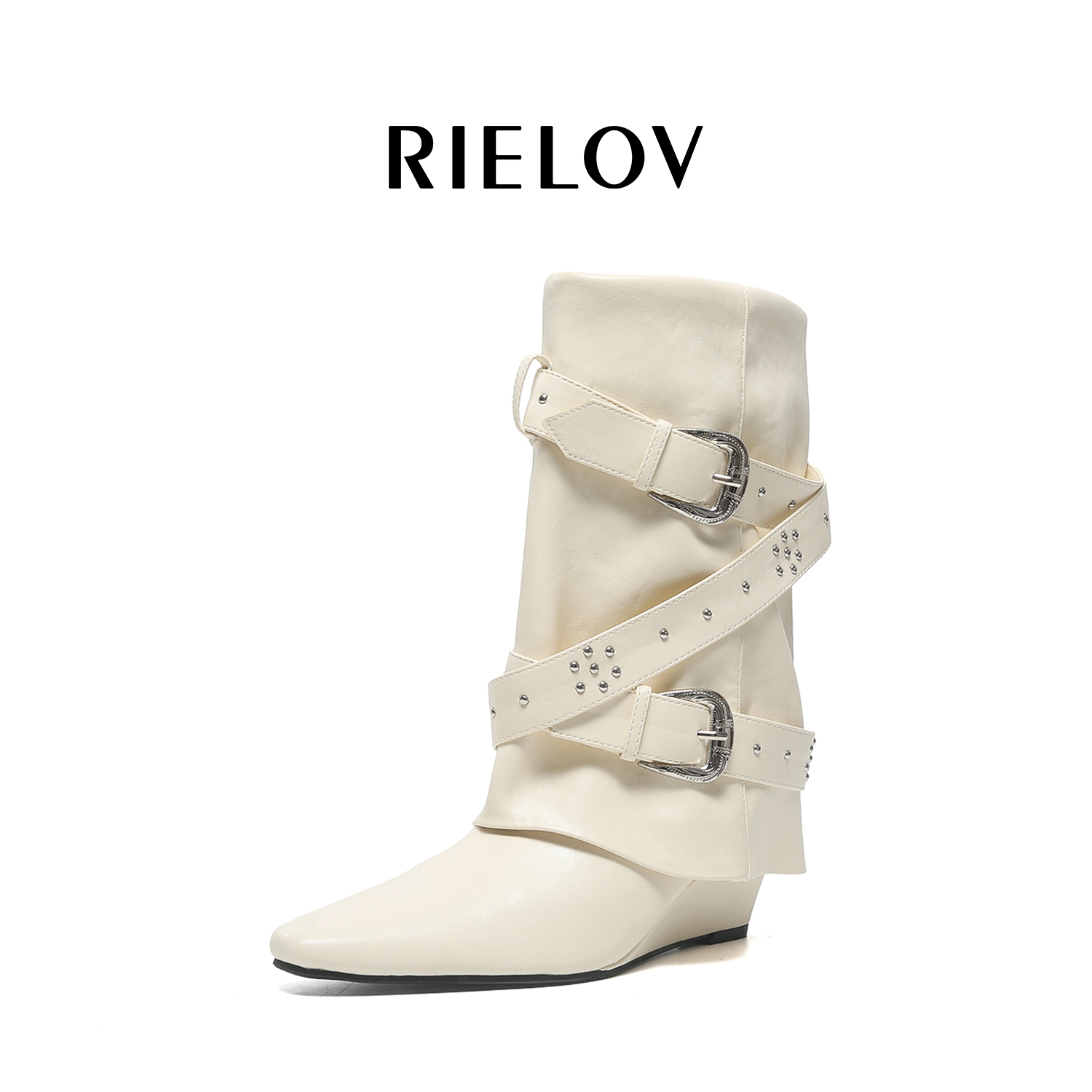 【RIELOV●聪聪●戛纳】增高6cm时尚潮流百搭女士休闲鞋时装靴168-9
