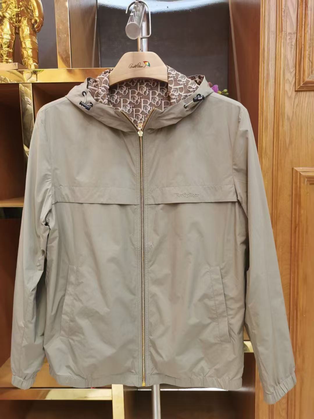 雷男2025新款外套男款春秋休闲印花男夹克