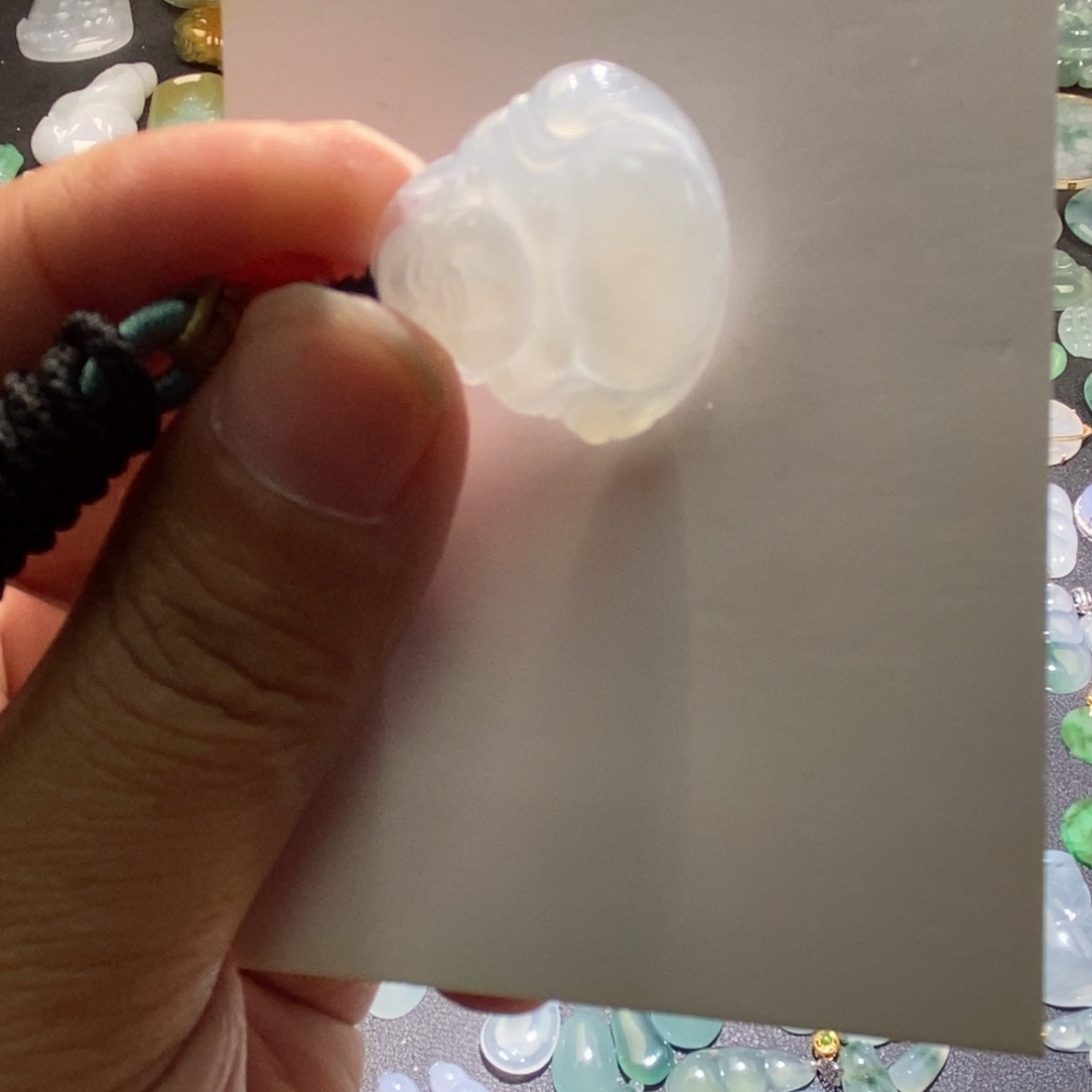 翡翠颈饰未镶嵌天然