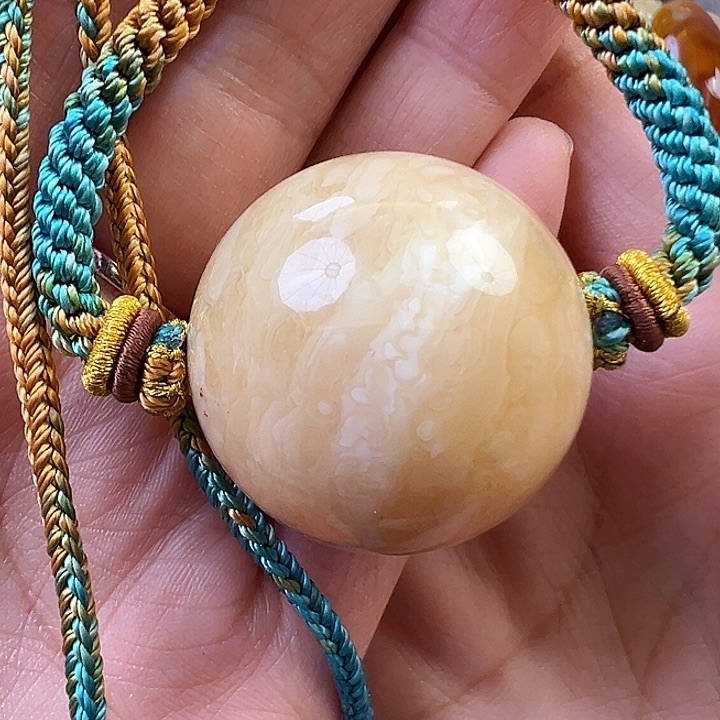 蜜蜡颈饰未镶嵌蜜蜡