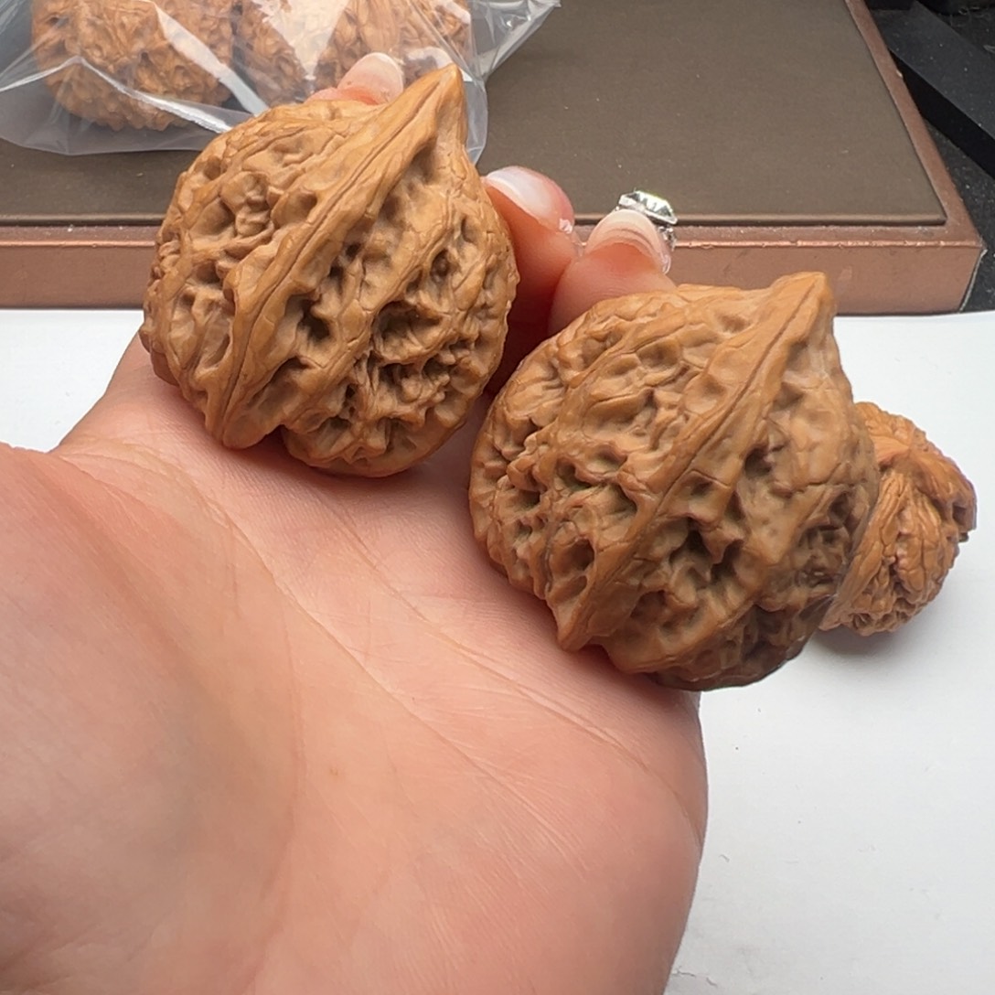 文玩核桃把件火苗39丽