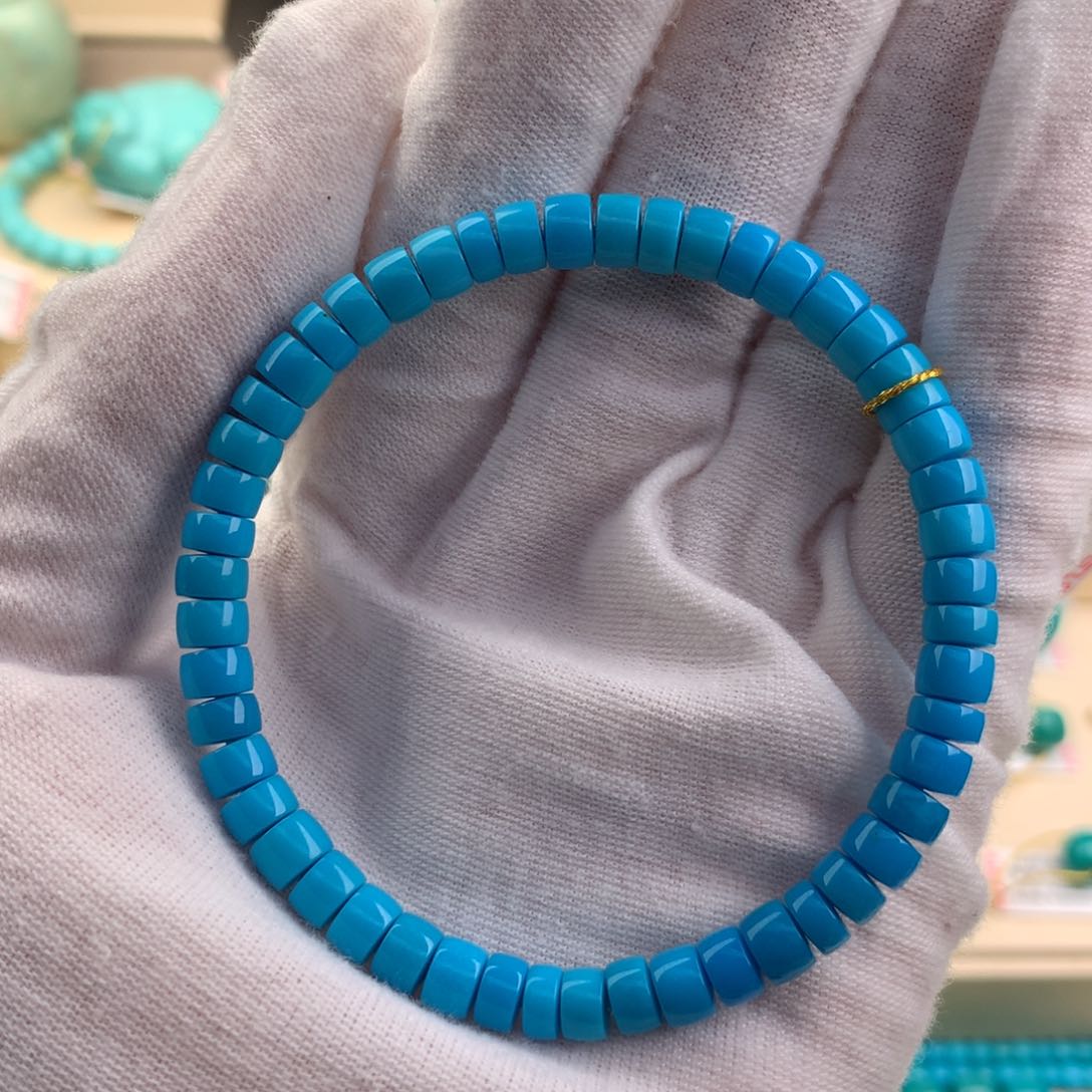 绿松石珠宝奇石未镶嵌芒****娃