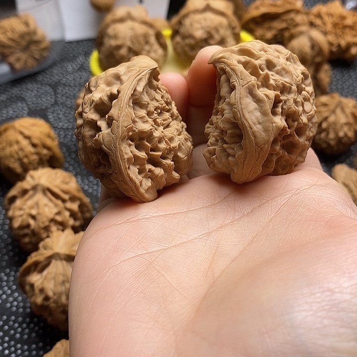 文玩核桃吊坠蛇头48