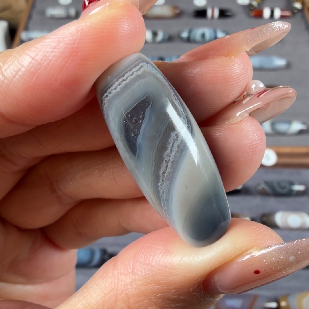 玛瑙/玉髓合金珠宝半成品