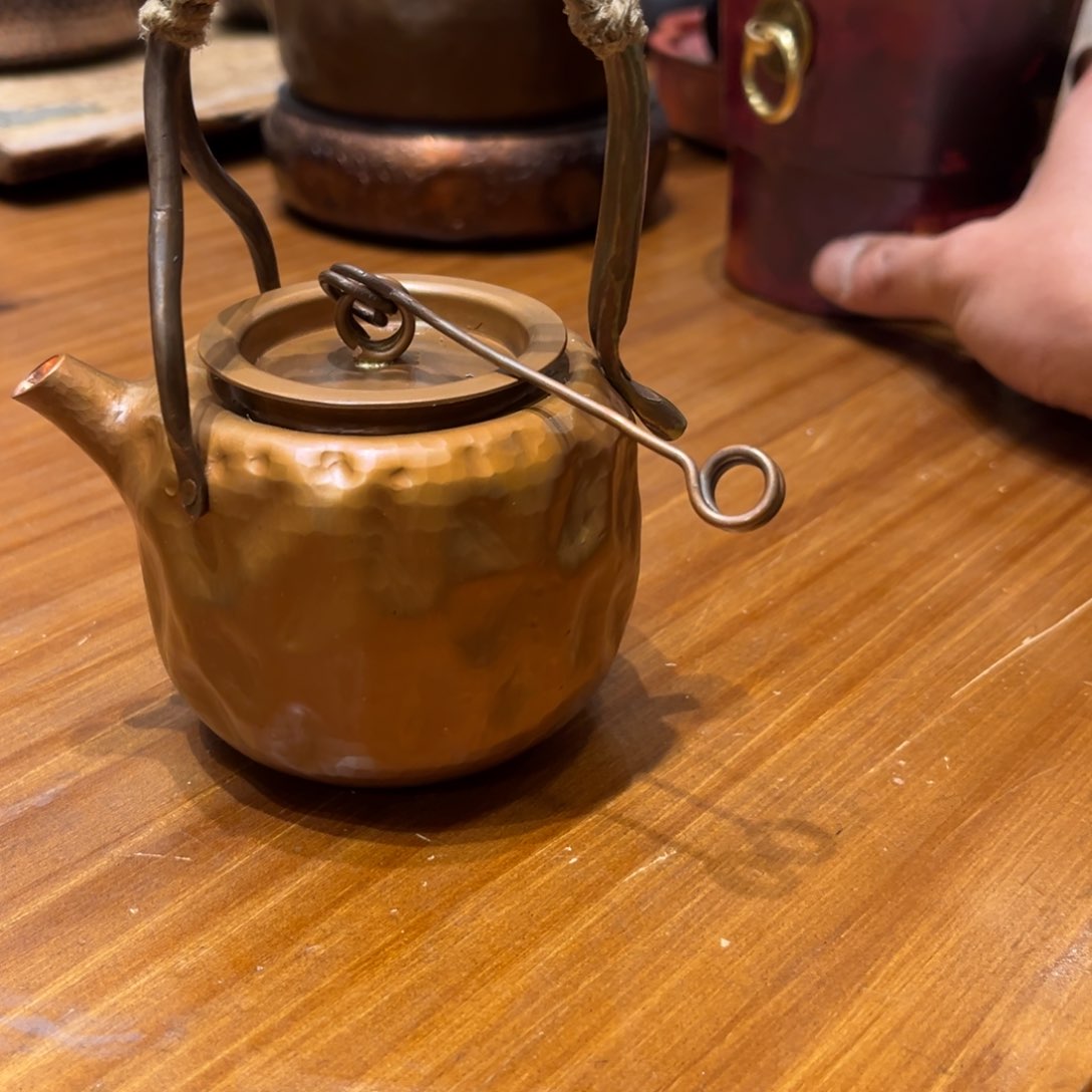 240烤色双提梁老师傅泡壶