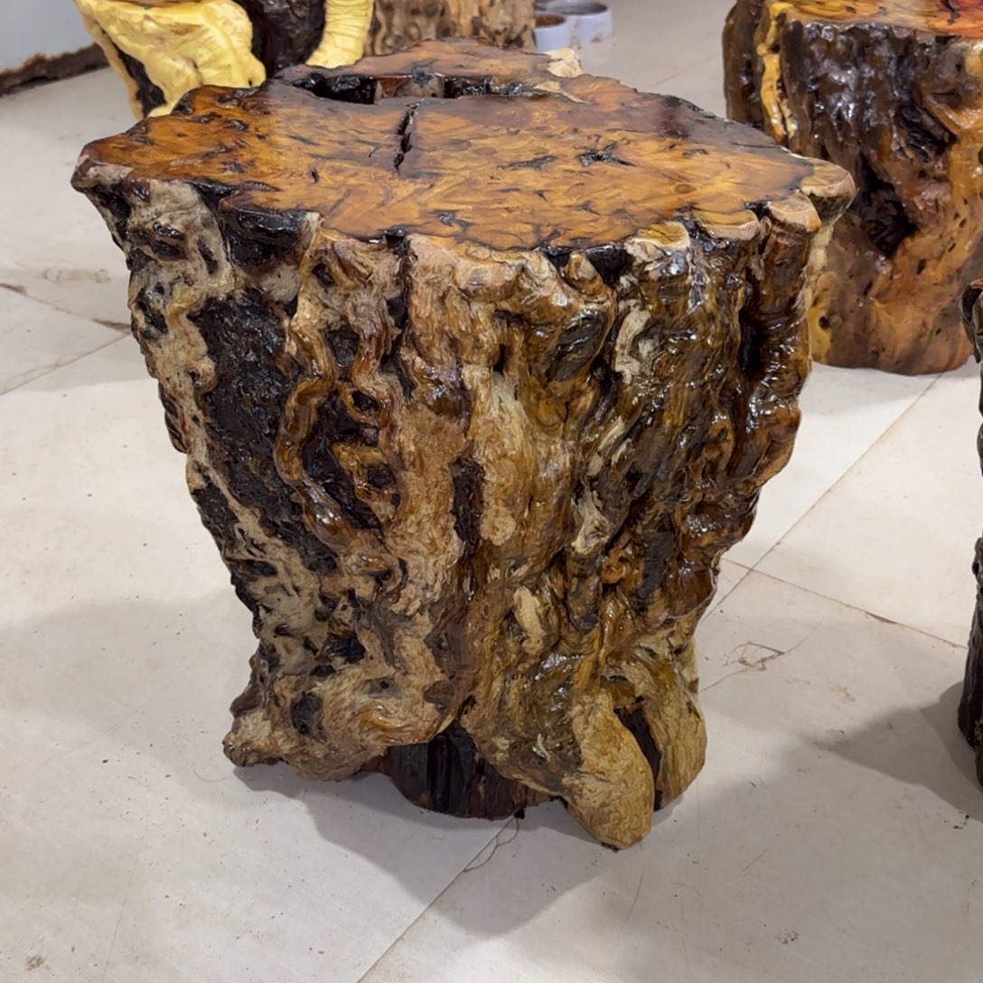 果***盘龙纹鸡心枣木手工艺品 