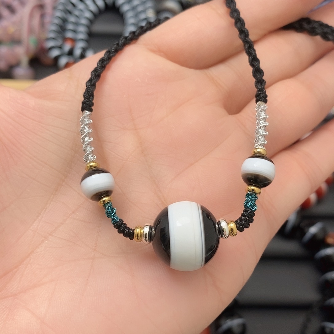 玛瑙/玉髓玛瑙锁骨未镶嵌